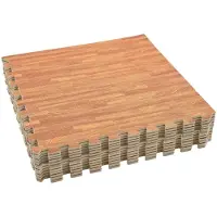 vidaXL Zwemgrondmat 12 st Hout 4,32 ㎡ EVA Schuim