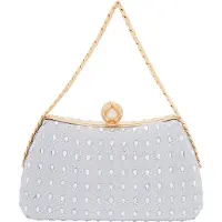 Faina Clutch goud / zilver
