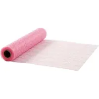 Happy Moments tafelloper 30 cm polyester roze 10 meter per rol