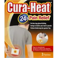 Heat it Cura Heat Rug- en Schouderpijn - Warmtekompres Pleister - 3 stuks