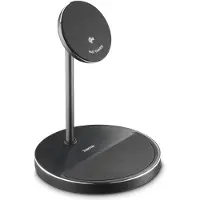 Hama Inductie lader 15 W 201738 00201738 Uitgangen Qi-standaard Zwart