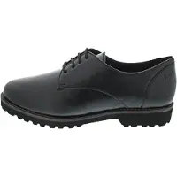 Sioux Meredith-700-H Damenschuhe Schnürschuhe Elegant Slipper Schwarz Freizeit
