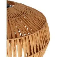 Eglo Sheldon Hanglamp - E27 - Ø 38 cm - Zwart/Natuurlijk/Bruin - Papier