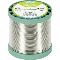 FELDER ISO-Core Ultra-Clear Sn100Ni+ Soldeertin, loodvrij Spoel Sn99,25Cu0,7Ni0,05 0.250 kg 0.75 mm