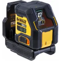 DeWalt DCLE34021N 18V Kruislijnlaser - Groen - 2x 55m - 2 Lijnen - IP54