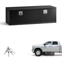 Vevor Truck Onderbouw Opbergbox 1524 x 457 x 457 mm Koudgewalst Staal Waterdichte Gereedschapskist met T-handgreep en Slot voor Vrachtwagens