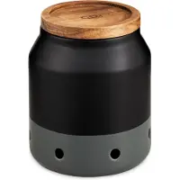 Cole and mason Knoflookhouder Cole & Mason Elmdon Ceramic Black/Grey
