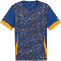 Puma Individual Graphic Short Sleeve T-shirt Blauw M