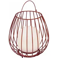 Nordlux Jim To-Go, rood, LED, 3 W, 2700 K, 300 lm, 30.000 uur