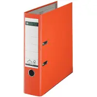Leitz Ordner 1010 A4 80mm PP oranje - 2 stuks