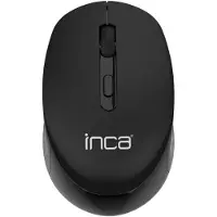 Inca BasicTeQ: IWM-243RS Candy Design Wireless Mouse, 2.4GHz Wireless, Auto Sleep Mode, 800-1600 DPI (Zwart) - BasicTeQ
