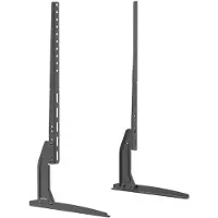 HomeShopXL Universele TV-standvoeten / -poten, zwart - 71 x 35 cm - geschikt voor televisies van 40" tot 80" - stabiele metalen voet met VESA-compatibiliteit [39682]