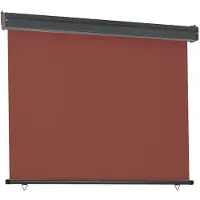 vidaXL Balkonscherm 125x250 cm bruin