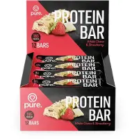 Pure Protein Bar Crunchy - 12 repen - White Choco & Strawberry