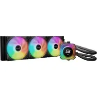 be quiet! LIGHT LOOP IO LCD 360 mm zwart | AiO-waterkoeling