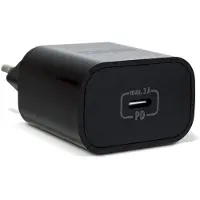 HomeShopXL USB-C snellader – Power Delivery 20W – Adapter / Netwerkadapter – Compact – Zwart – 1 stuk [55040BK]