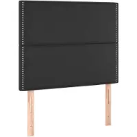 vidaXL Hoofdbord zwart 90x5x118/128 cm kunstleer