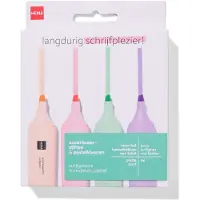 HEMA Accentueerstiften pastelkleuren - 4 stuks