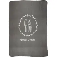Esschert Design - Fleeceplaid 'Garden Atelier' (130x180cm)