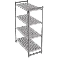 Cambro stelling 183cm hoog 4 planken - 54cm diep - 91,5cm breed