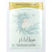 Phitofilos biologische henna verf poeder - Donker asblond kleur - Biondo scuro cenere - voedt en hersteld haar 100gr