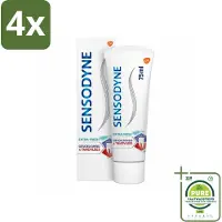 Sensodyne - Tandpasta - Gevoeligheid & Tandvlees - Extra Fresh - 75 ml - Voordeelverpakking - 4 stuks - Tandpasta gevoelige tanden - Tandvleesproblemen
