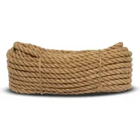 Linotech Natuurlijk Jute Touw Zeilvaart 12mm 50m - EKO & Sterk