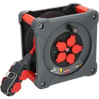 Brennenstuhl Professional Bouwplaats kabelhaspel met Powerblock | KC 3210 5 | IP44 | 33+5m | H07BQ-F3G2.5 - 9212380210