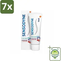 Sensodyne 7 x - Tandpasta - Gevoeligheid & Tandvlees - Extra Fresh - 75 ml - Grootverpakking - Tandpasta Gevoelige Tanden - Tandvleesproblemen - Tandplak - Gevoelige Tanden - Tandvleesverzorging