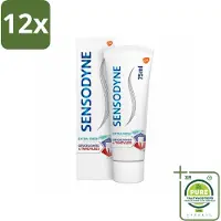 Sensodyne - Tandpasta - Gevoeligheid & Tandvlees - Extra Fresh - 75 ml - Voordeelverpakking - 12 stuks - Tandpasta gevoelige tanden - Tandvleesproblemen