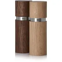 AdHoc Peper- en Zoutmolen Textura Bruin 15 cm