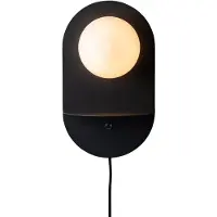 It´s about RoMi Wandlamp Tokyo, zwart, Slaapkamer, metaal, Modern, wandlamp