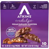 Atkins | Endulge | Pecan Caramel Clusters | 10 x 14g
