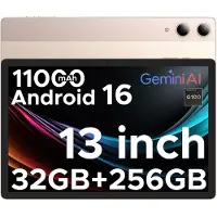 Doogee Tab E3 Pro - Tablet, Android 16, 13 inch, 32GB+256GB, 4G LTE, 90Hz, 11000mAh/18W, Vier speakers