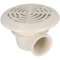 Aquasphere Fluidra bodemontluchting met een diameter van 175 mm, voorzien van een zijwaarts geplaatst 2-inch binnengewind, geschikt voor whirlpools en kleine zwembaden