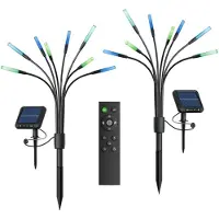 Nanoleaf Solar Garden Lights v1.5 - 2 Stuks - Afstandsbediening - LED - RGB - Modulair - Zwart