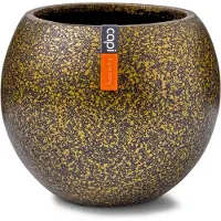 Capi Europe - Vaas bol Terrazzo 10x9 goud