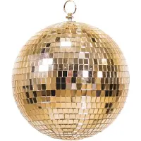 House Vitamin Christmas decoration christmas hanger discoball foam gold 20x20x20cm
