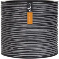 Capi Europe Bloempot Nature-Rib Zwart D 17 H 17 Cm