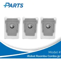 Plus.Parts iRobot Roomba Combo j9+ Stofzakken (3 Stuks, alternatief voor 4626194 / 4640235)