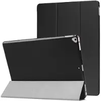 Mobigear Tablethoes geschikt voor Apple iPad Pro 12.9 Inch (2015) Hoes | Tri-fold Bookcase - Zwart
