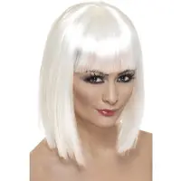 Smiffys Mooie witte pruik Glam