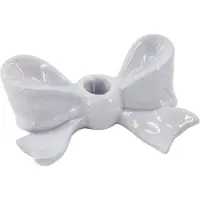 House Vitamin Candle holder bow- lilac- 18x9x7 cm