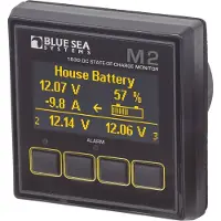 Blue Sea Systems M2 Oled Charge State Battery Dc Monitor Transparant 82.40 mm