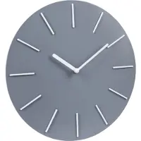 Sensahome Wandklok Dubai - Moderne Minimalistische Klok - Nordic Stijl - Moderne Klok - Ø30cm - Grijs