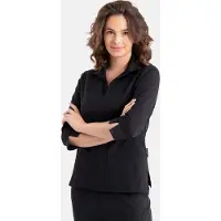 Je m'appelle Travelstof Blouse - Dames - Zwart - Maat XXL