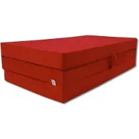 Viking Choice Opvouwbaar Logeermatras Rood - Camping Matras 80x200 cm - Polyether Vulling - Huisstofmijtwerend