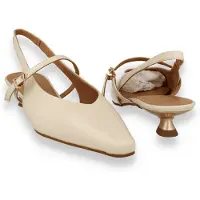 Pedro miralles Dames Slingback | Off White | Maat: 39