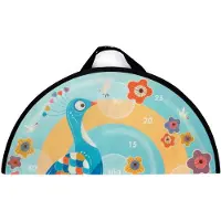 Scratch gooispel pauw junior 60 cm polyester blauw 4 delig
