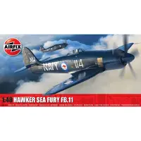 Airfix Modelbouwpakket Militaire voertuigen - 06105A Hawker Sea Fury FB.11 Plastic - 1:48 - Modelbouw